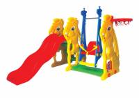 Cầu trượt xích đu kép