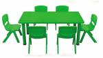 Bàn nhựa mẫu giáo hình chữ nhật