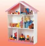 Giá đồ chơi ngôi nhà ba tầng