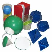 Mô hình Toán 12 đa diện tròn xoay