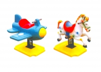 Thu nhún Máy bay. Ngựa